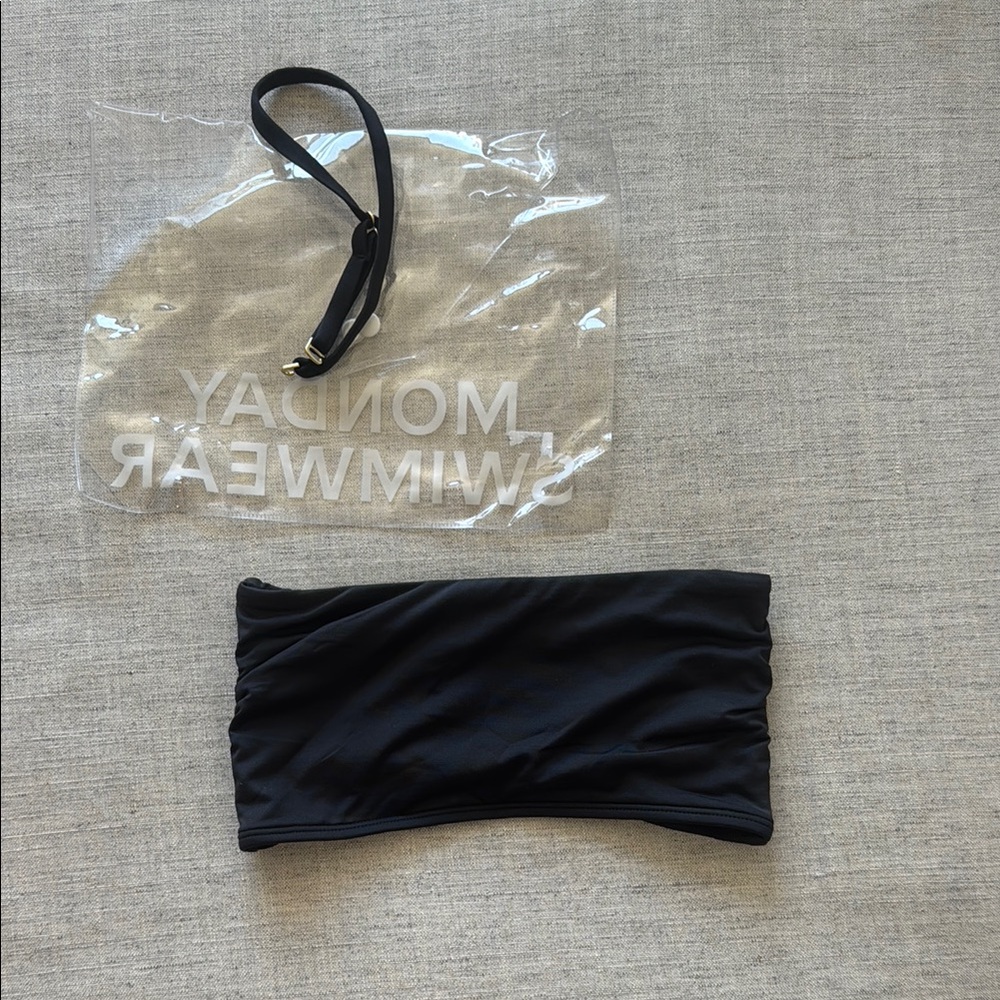 Monday swimwear NWOT bandeau bathing suit top